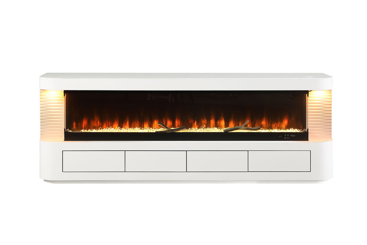 Luken 71" TV Stand w/ Electric Fireplace