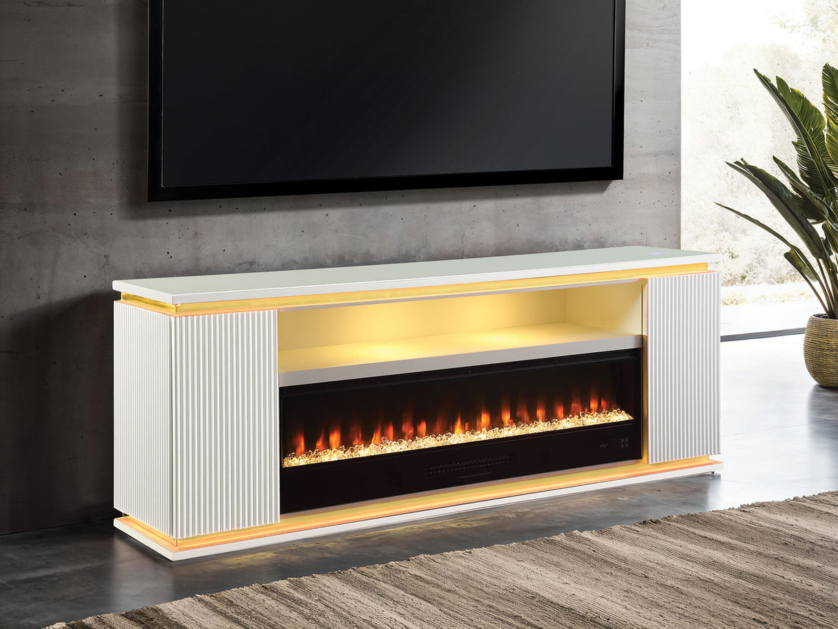 Medea 71" TV Stand w/ Electric Fireplace